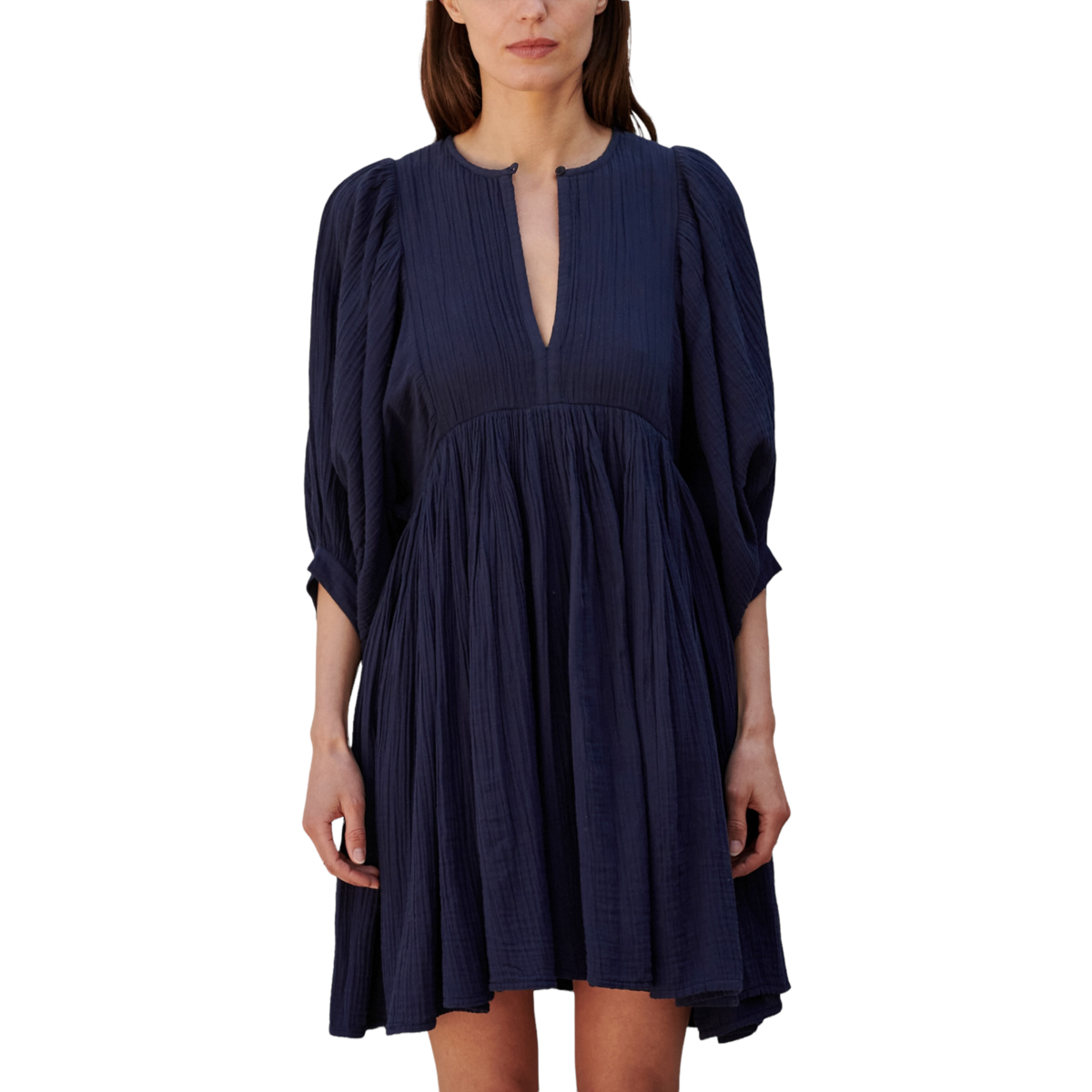 sundry boho tunic dress - Navy Clothing