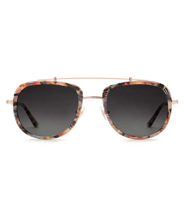 Krewe Breton Sunglasses Capri Rose Gold Garmentory