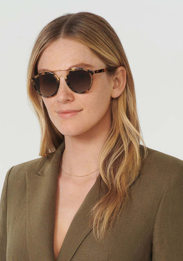 KREWE Dante Sunglasses - Iberia/24K Polarized | Garmentory display picture 3