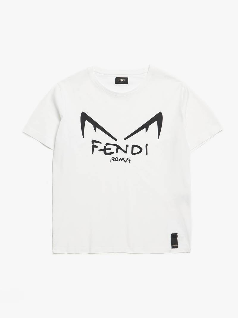Fendi Logo Cotton T-shirt - White | Garmentory