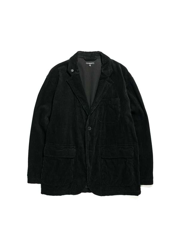Engineered Garments Cotton 8W Corduroy Loiter Jacket - Black