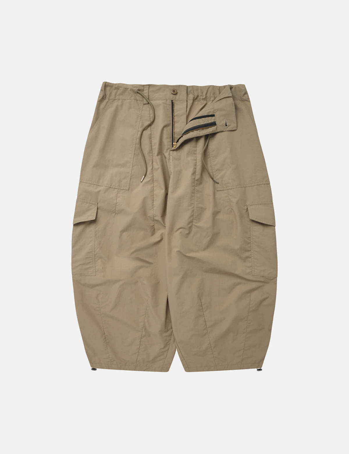 Frizmworks Nylon Cargo Balloon Pants - Beige | Garmentory