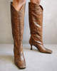 ALOHAS Billy Python Print High Boot - brown - Thumbnail 3