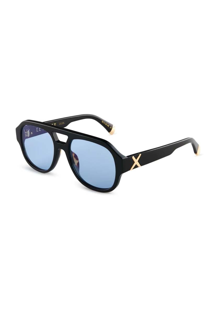 Oscar x Frank Le Style Sunglasses - Gloss Black | Garmentory display picture 3