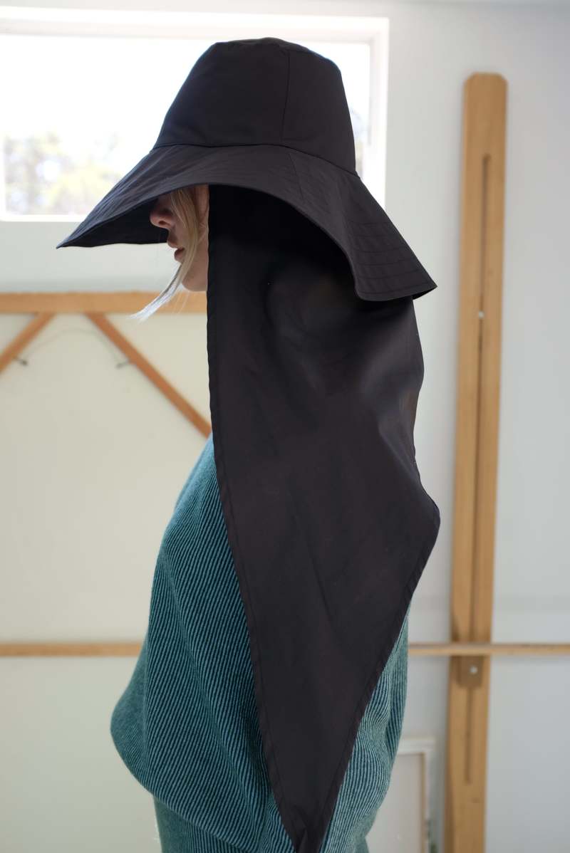 Beklina Scarf Hat - Black