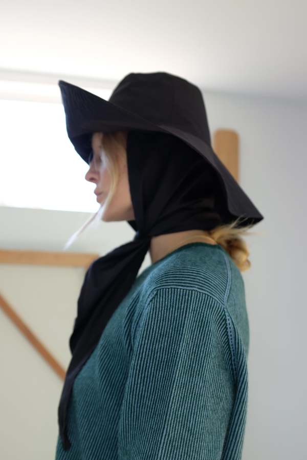 Beklina Scarf Hat - Black