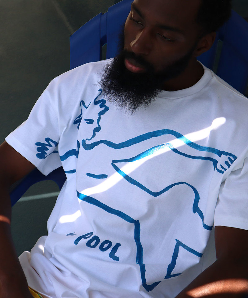 COATZ Swimmer Tee - white COATZ Swimmer Tee - white