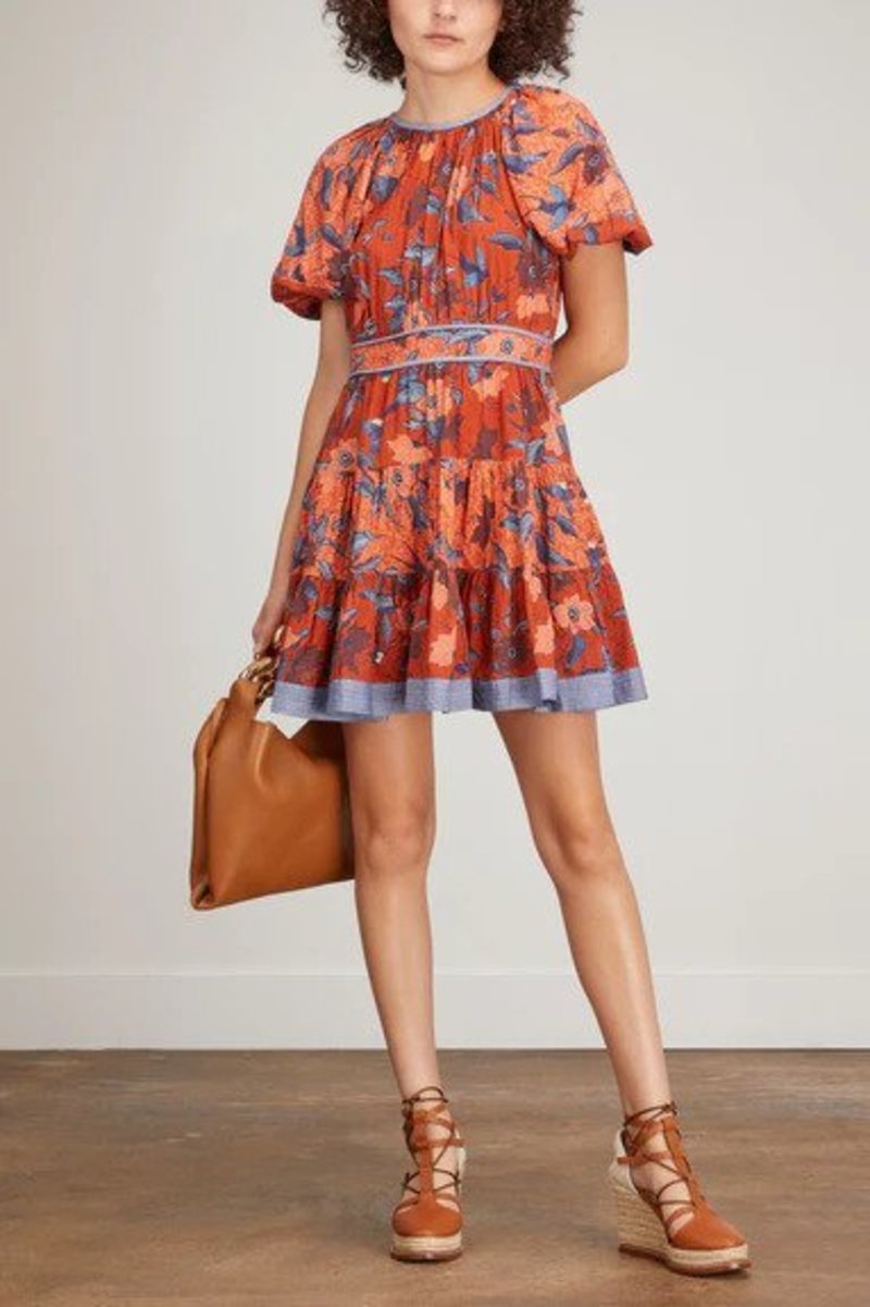 Ulla Johnson Sloane Dress Carmine Garmentory
