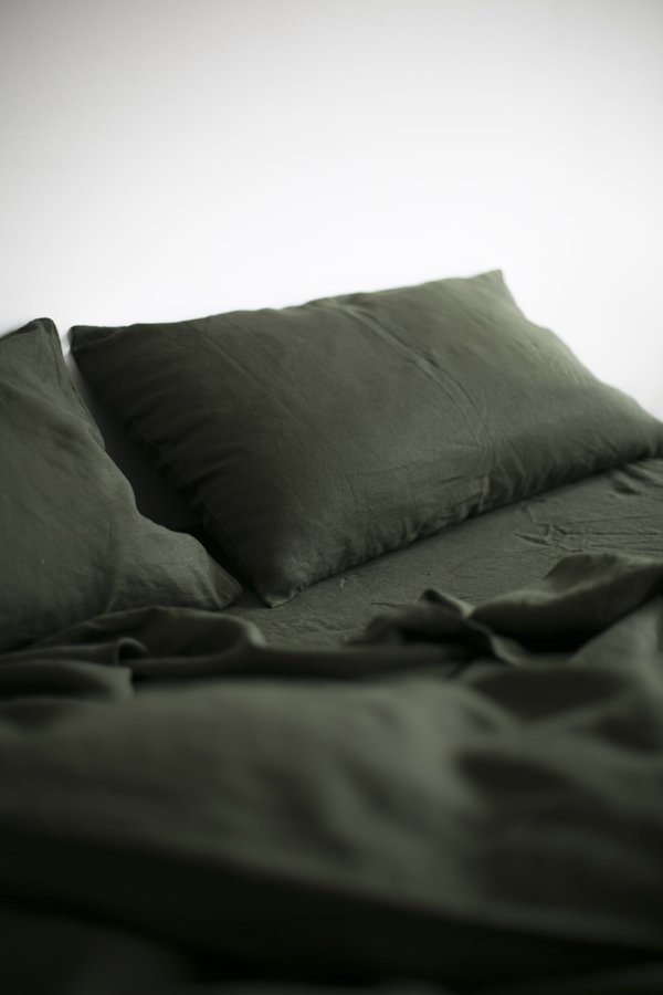 Good Studios Hemp Linen Bedding Khaki Garmentory