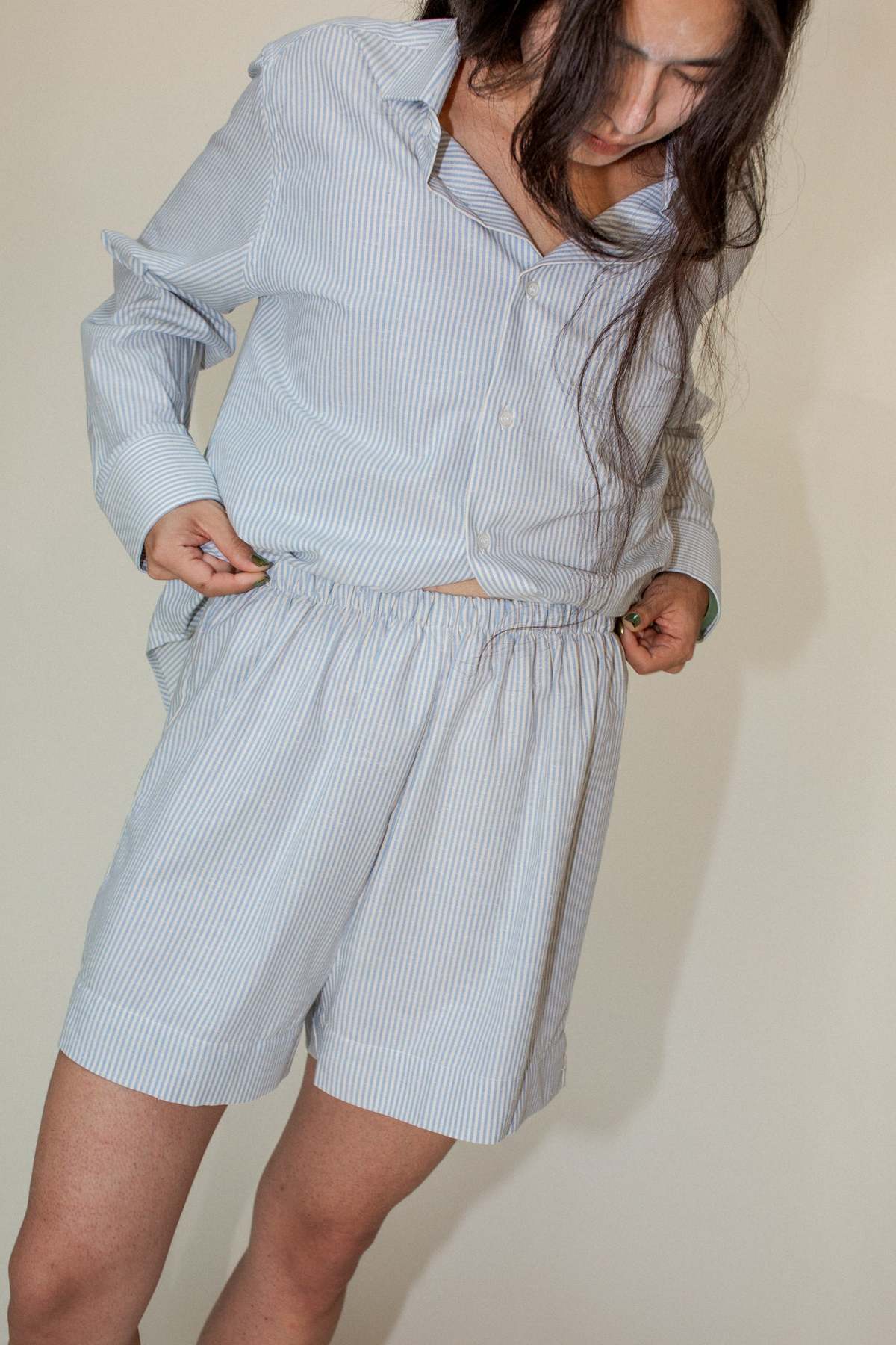 パンツ Baserange / Ole Shorts Stripe Baserange Ole Shorts - Stripe | Garmentory