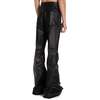 Rick Owens Bolan Bootcut Leather Pants - black - Thumbnail 3
