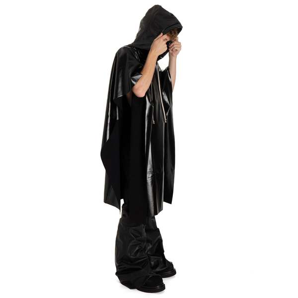 Rick Owens Bolan Bootcut Leather Pants - black