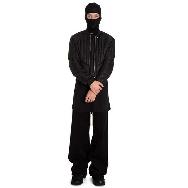Rick Owens Fog Cropped Bomber Jacket - black | Garmentory