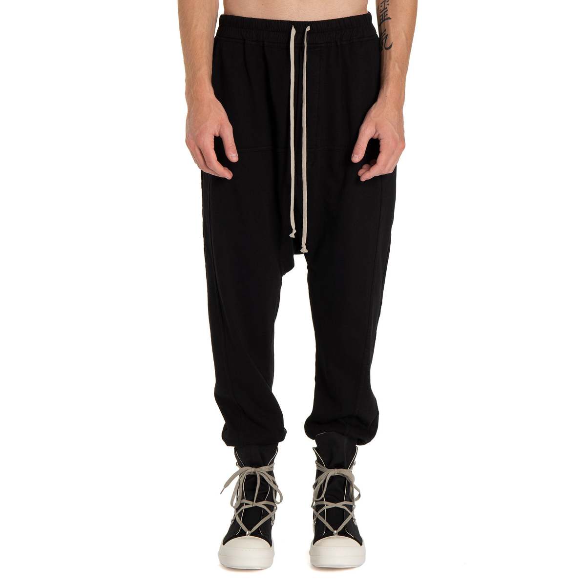 Rick Owens Champion Prisoner Drawstring Pants - Feuille Luxury