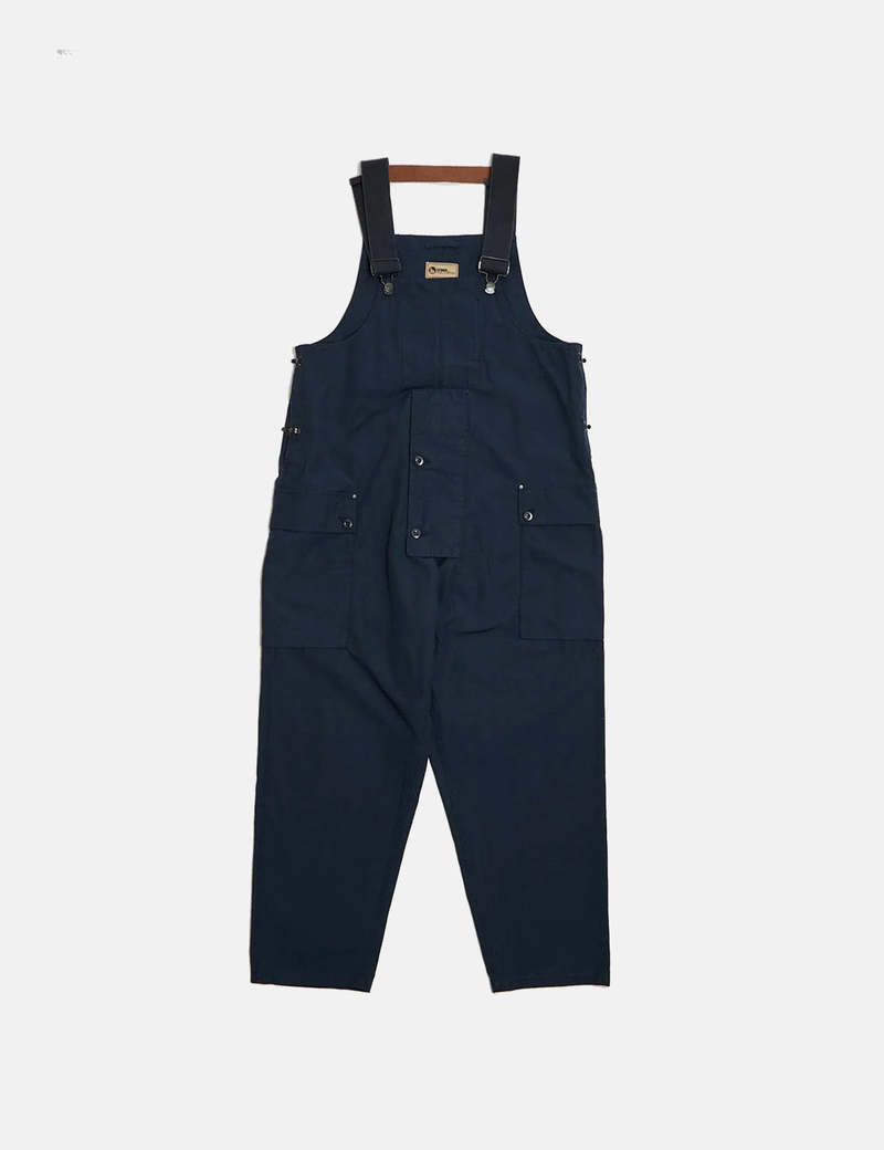 パンツ NAVAL DUNGAREE NIGEL CABOURN 50 BLACK Nigel Cabourn Naval Relaxed Dungaree - Black Navy | Garmentory