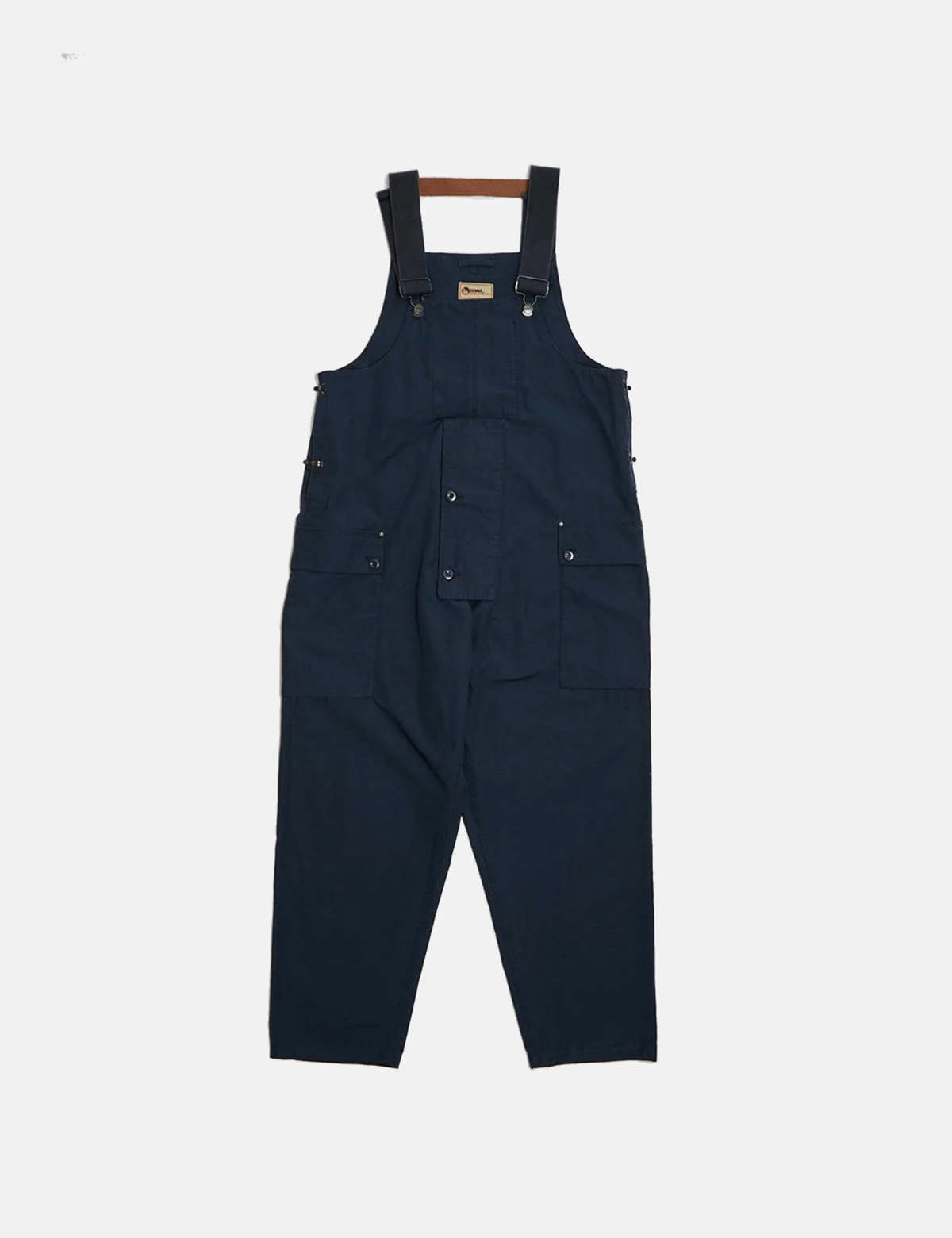 Nigel Cabourn Naval Relaxed Dungaree - Black Navy | Garmentory