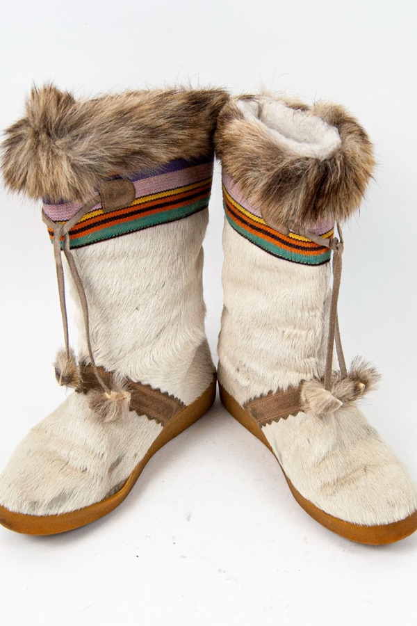 Vintage tecnica hot sale fur boots