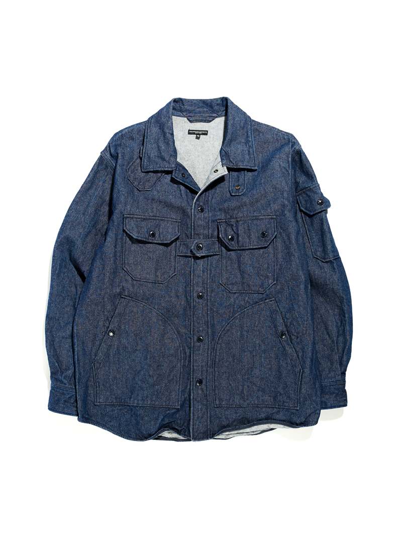 ジャケット・アウター denim over shirt jacket(unisex)/indigo Indigo 14oz Twister Denim Over Shirt - Randy's Garments