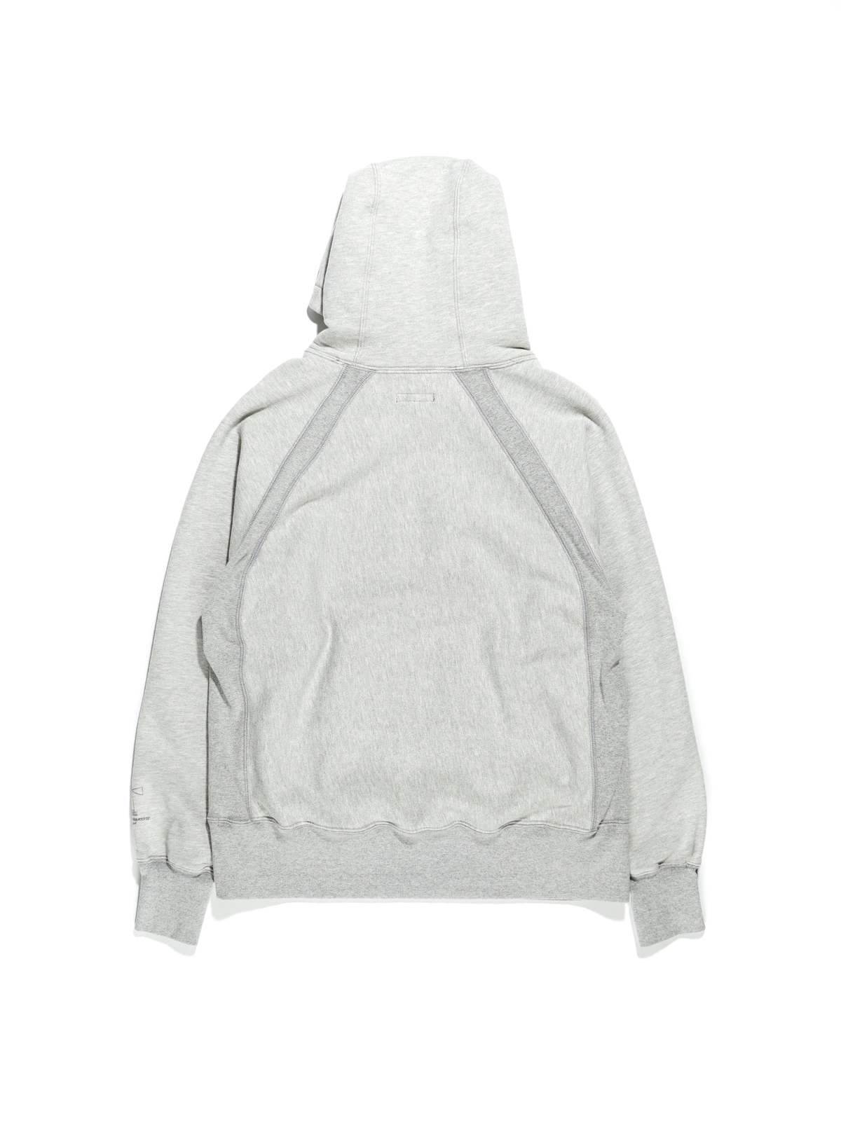 Engineered Garments CP Heavy Fleece Raglan Hoodie - Heather Grey 