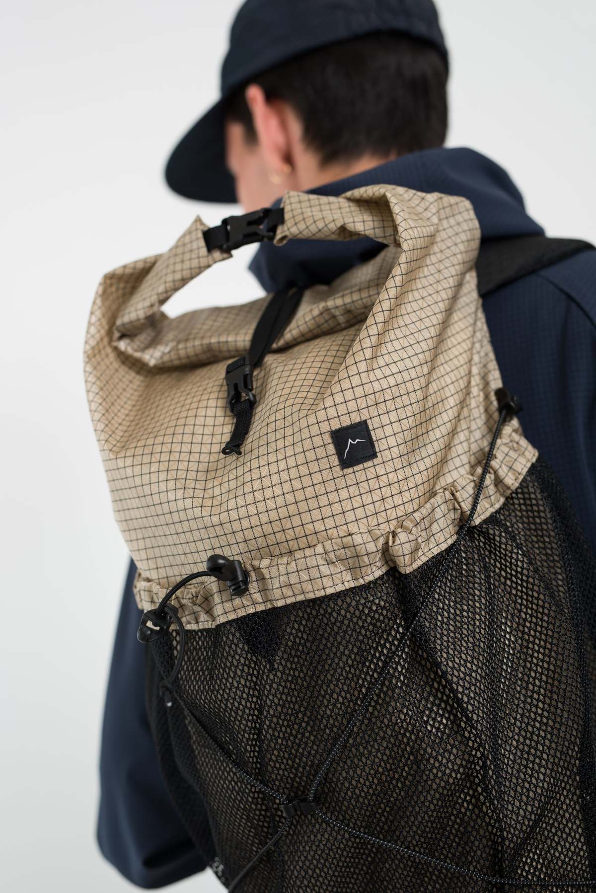 【CAYL】gaya roll top (cayl grid mesh) khaki CAYL Gaya Roll Top (cayl-grid mesh) / Khaki