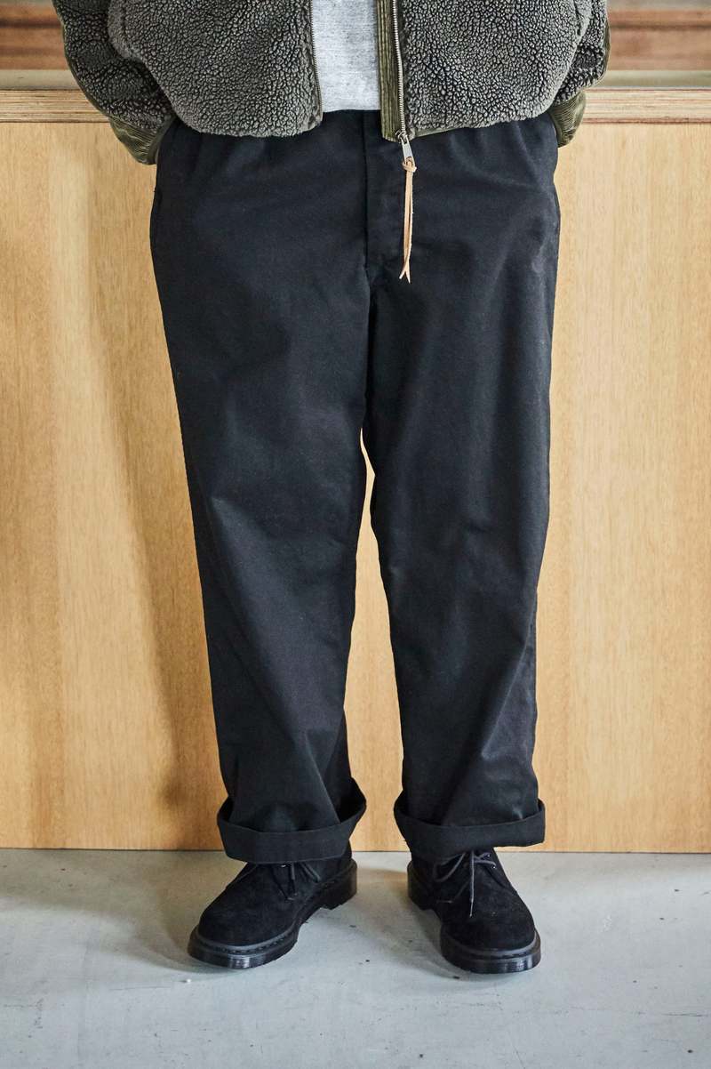 パンツ orslow M-52 French Army Wide Trouser orSlow M-52 French Army Trouser (Wide Fit), Black – Glasswing