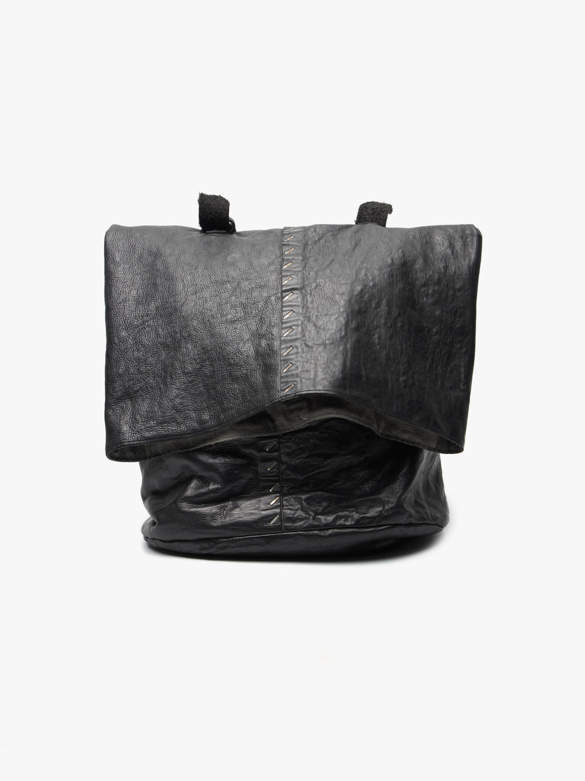 Isaac Sellam Experience Elongated Leather Backpack - Black 