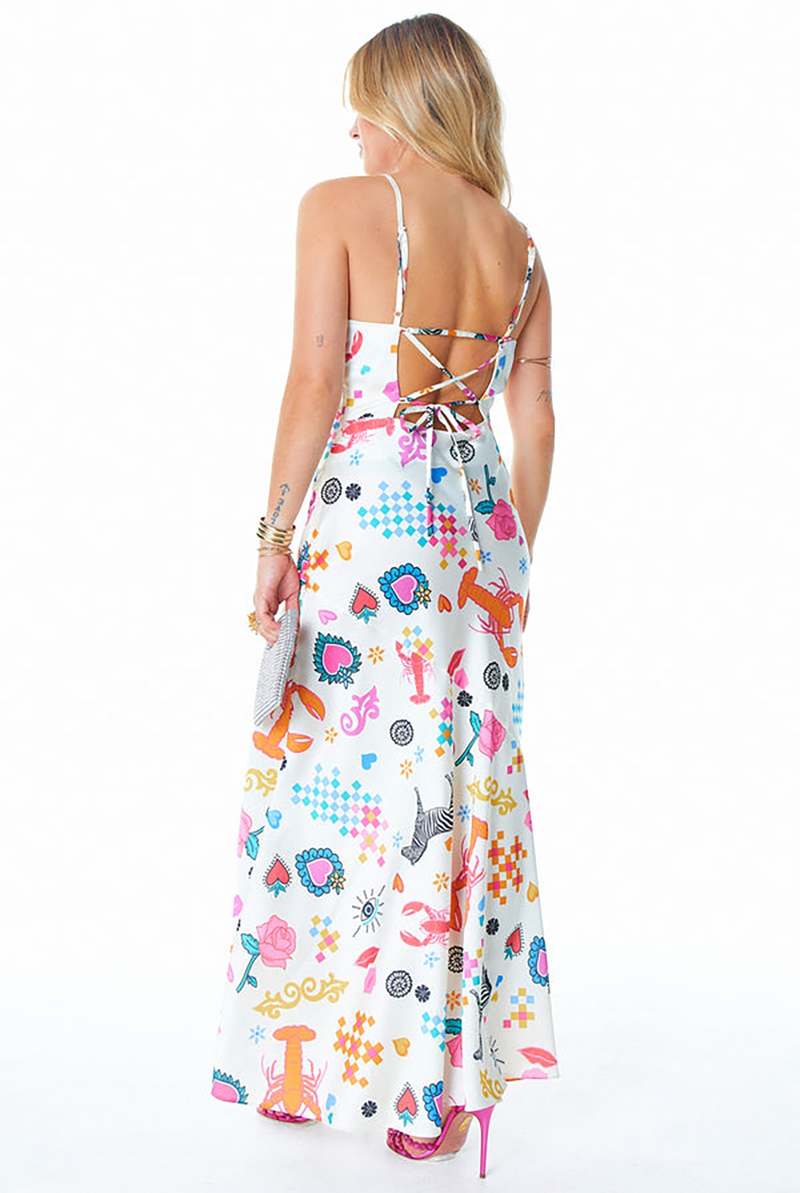 NEVER FULLY DRESSED Lobster Emily Dress - Ivory 