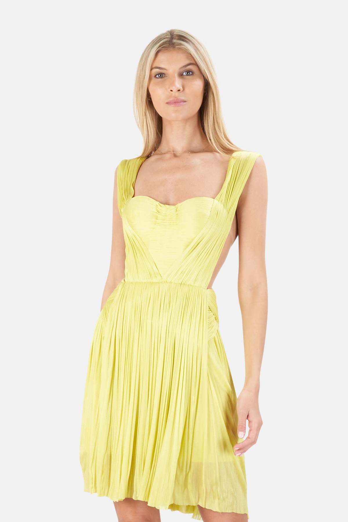 Maria Lucia Hohan Belinna Dress - Lime - Image 1 of 5