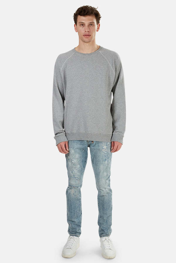 RE/DONE 50s Crew Sweatshirt - Heather Grey