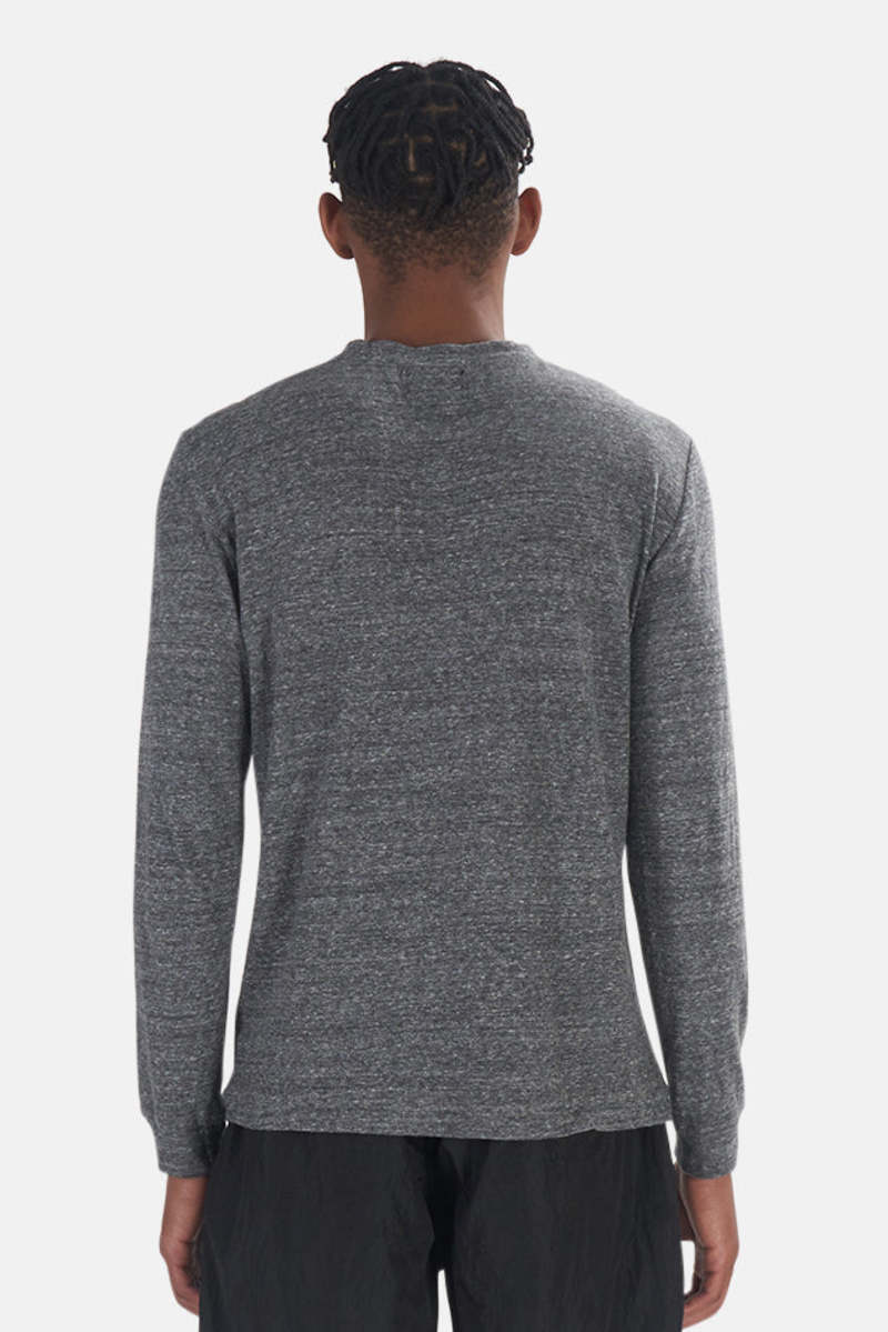 Blue&Cream 58 Henley - Charcoal