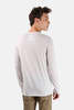 Blue&Cream 66 Long Sleeve Slit Tee - Light Grey - Thumbnail 3