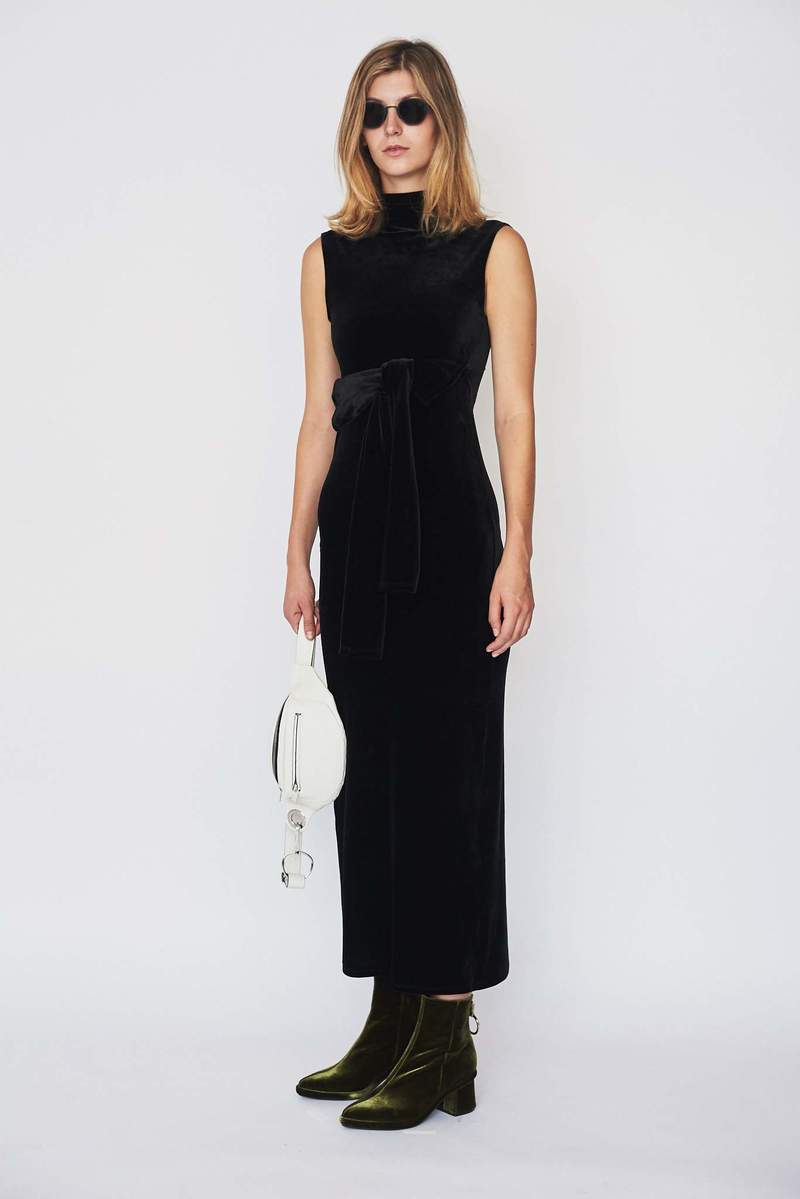 Assembly New York Velvet Turtleneck Dress | Garmentory