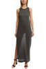 ATM Maxi Tank Dress - Grey/Black - Thumbnail 1