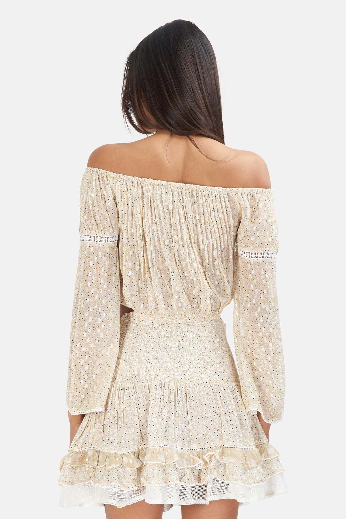 Sunday Saint-Tropez Bandol Flowers Top - Sable - Image 3 of 5