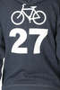 Blue&Cream Bicycle 27 Hoodie - Cobalt - Thumbnail 4