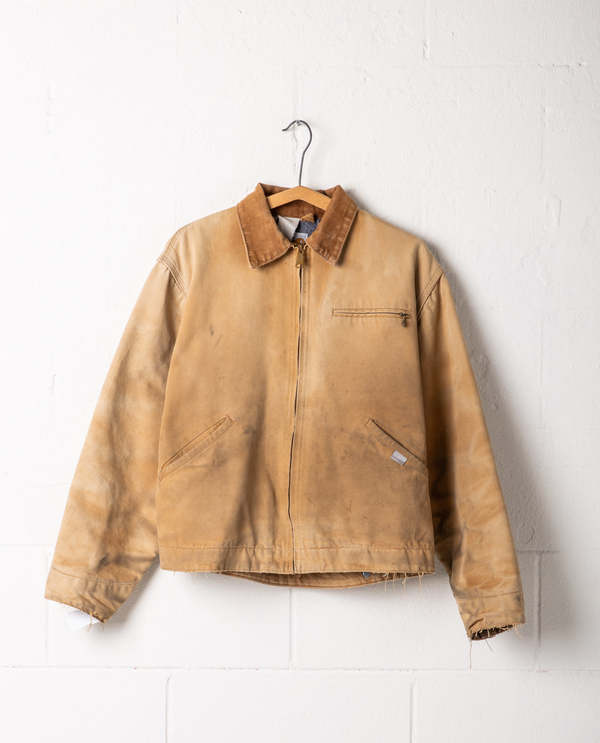 Carhartt Duck BlanketLined Detroit Jacket Tan Garmentory