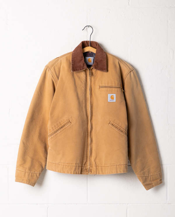 Carhartt Duck BlanketLined Detroit Jacket Tan Garmentory