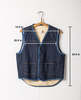 Carhartt Lined Denim Vest - Indigo - Thumbnail 3