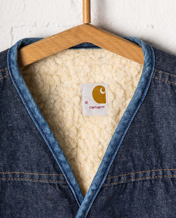 Carhartt Lined Denim Vest - Indigo