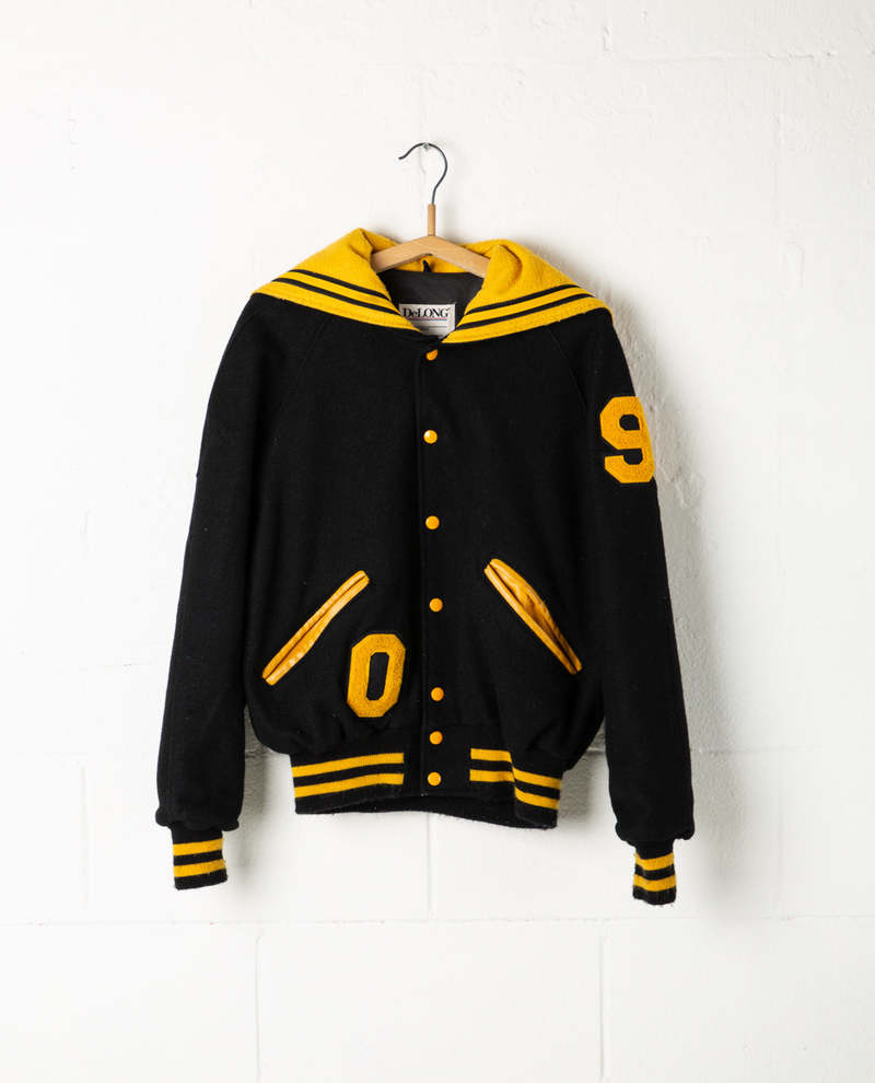 DeLONG Ryan Varsity Club ジャケット ネイビー/イエロー DeLONG Ryan Varsity Club ジャケット ネイビー/イエロー DeLONG