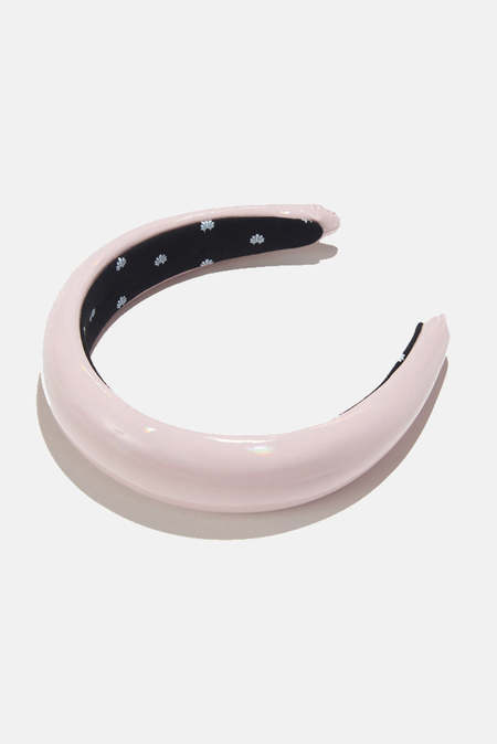 Lele Sadoughi Corduroy Padded Headband Blush Pink NWOT NWOT LELE SADOUGHI Jet Pink Gloss Padded Headband Women main image 3
