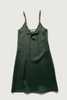 Eliza Faulkner Linen Slip Dress - Forest Green - Thumbnail 7