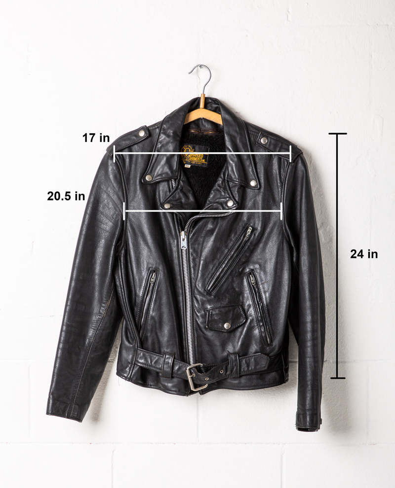 Branded Garments Leather Lined Biker Jacket | Garmentory