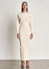 Wynn Hamlyn Accordion Knit Gown - IVORY - Thumbnail 2
