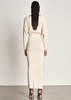 Wynn Hamlyn Accordion Knit Gown - IVORY - Thumbnail 3