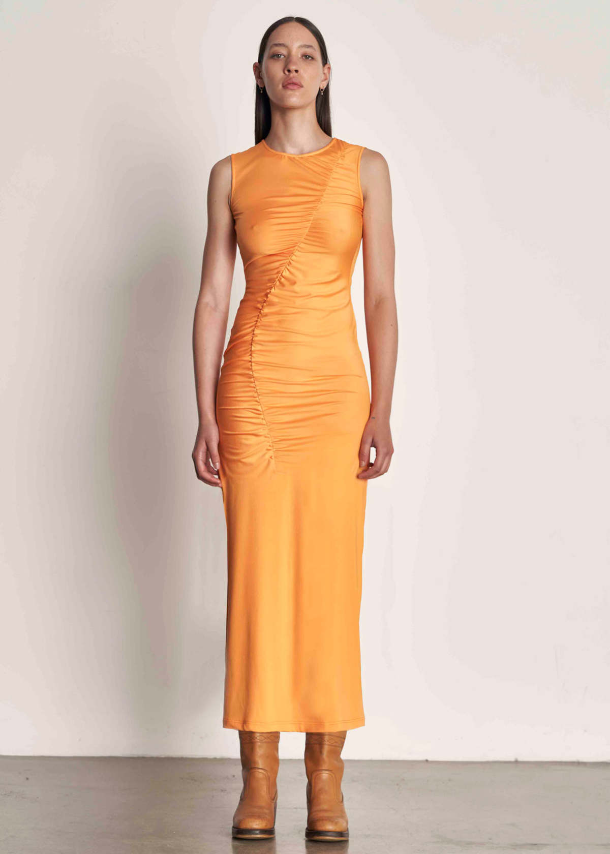 Wynn Hamlyn Orchid Dress - Marigold | Garmentory Wynn Hamlyn Orchid Dress - Marigold | Garmentory