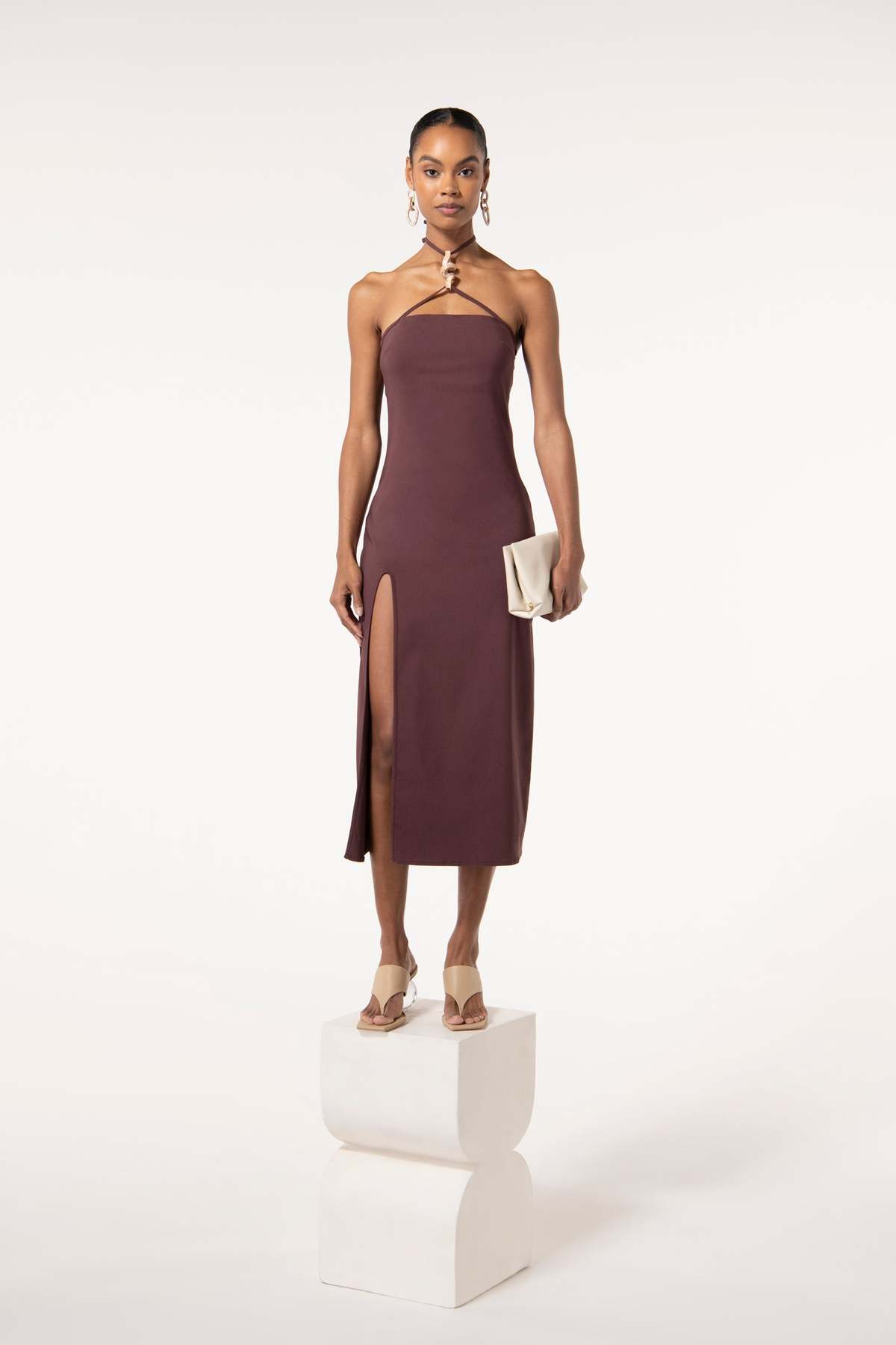 Cult Gaia Castila Dress - Persian Plum