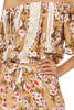 Sunday Saint-Tropez Loulou Print Top - Champagne - Thumbnail 4