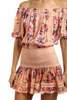 Coral Sunday Saint-Tropez Loulou Print Top - Coral - Thumbnail 4