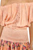 Sunday Saint-Tropez Loulou Top - Coral - Thumbnail 4